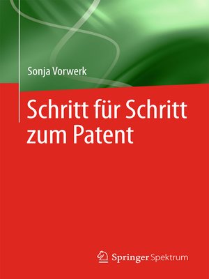 cover image of Schritt für Schritt zum Patent
